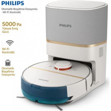 Homerun 7000 Serisi Aqua Çöp Istasyonlu Akıllı Robot Süpürge, Lidar, EPA11 Filtre