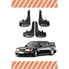 Mercedes 190 E Sports Yazılı 4'lü Tozluk Çamurluk Paçalık