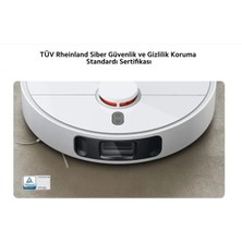 Wi-Fi Android-Iphone Bağlantı ,otomatik Temizlik 4000PA Emiş Gücü Çift Paspas Akıllı Robot Süpürge