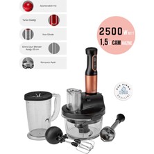 Karaca 8 In 1 Mikser Seti 1200 Watt Turbo Fonksiyonlu Cam Gövde ile Mutfakta Pratiklik