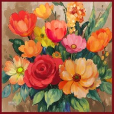 Güz | Yaz Serinliği Eşarp 90 x 90 - 2557-02