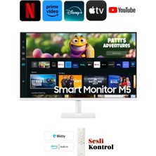 Samsung M5 Serisi 32" 4 Ms 60 Hz Full Hd Va LED Akıllı Monitör - Televizyon