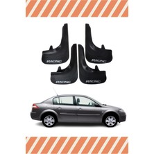 Renault Megane 2 Sd 2004-2010 Racing Yazılı 4'lü Tozluk Çamurluk Paçalık