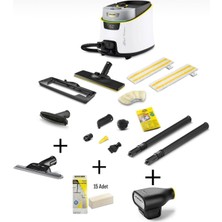 Sc5 Deluxe Signatureline Buharlı Temizlik Makina+Cam Temizleme Aparatı+ 15'libez+Buharlıdüzleştirici