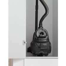 Bosch BGC21X300 Toz Torbasız Süpürge Serie 4 Siyah EPA Filtreli 500-1500 Watt Güç Seçeneği