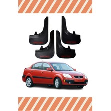 Kia Rio 2006-2011 Racing Yazılı 4'lü Tozluk Çamurluk Paçalık