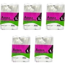 Aksa Arma Şeffaf Aylo 3 Lük 25X42 Cm. Bakkaliye Poşeti Torbası - 1 Kg. - Ort. 140 Adet - 5 Paket