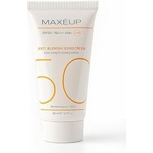 Maxeup Su Bazlı Güneş Koruyucu Karşıtı Nemlendirici Yüz Güneş Kremi SPF50+/PA++++ 50ML