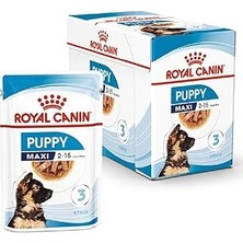 Royal Canin Maxi Puppy Gravy Yavru Köpek Yaş Maması 140 gr x 10 Adet