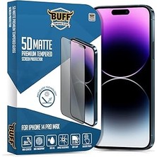 Buff Labs Buff Iphoe 14 Pro Max 5d Matte Ekra Koruyucu, Buff Labs