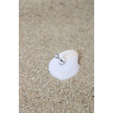Piercing Cerrahi Çelik Piercing Zirkon Taşlı Kıkırdak Tragus Conch Helix Silver Renk 2,50 mm Labret