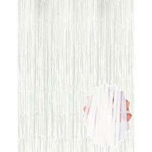 Soft Beyaz Renk Duvar ve Kapı Perdesi Ithal 100X200 cm