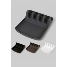 Plastik Kaşık Kepçe Tutucu Tabak – Mutfak Tezgah Düzenleyici 1 Adet