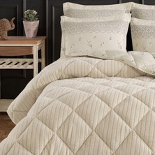 Striped Jakarlı Wellsoft Tek Kişilik Uyku Seti Lastikli Çarşaflı 3 Parça