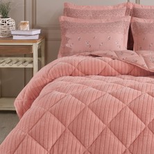 Striped Jakarlı Wellsoft Tek Kişilik Uyku Seti Lastikli Çarşaflı 3 Parça