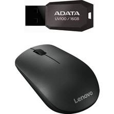 Lenovo 400 Kablosuz Mouse + Flash Bellek Ikili Set