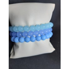 Mryart 3’lü Cam Boncuk Bileklik Seti – 3 Al Az Öde Fırsatı Unisex