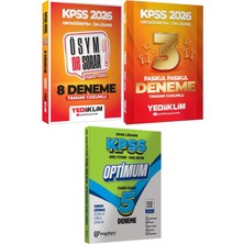 2026 Ösym Ne Sorar? 8 Deneme ve Fasikül Fasikül 3 Deneme - Lisans Optimum 5 Deneme