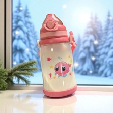 Renkli Pipetli Suluk 550 ml Bpa Içermez Kaliteli Tritan Malzemesinden Üretilmiştir