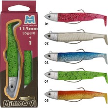 Minnow 6 Süper 115 mm Silikon 35G-3/0+1