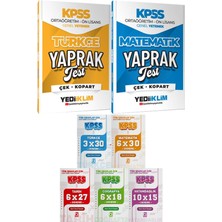 Kpss 2026 Ortaöğretim Ön Lisans Türkçe Matematik Yaprak Test - 5 Ders 31 Deneme