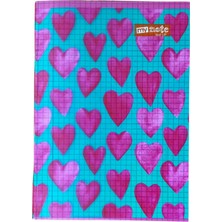 Mynote Text Up Defter A5 60 Yp Kareli - Pembe Kalp