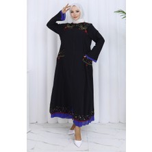 Otantik Ferace 6688-01 Siyah Saks