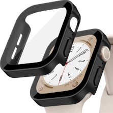 Quse Kasa ve Ekran Koruyucu, Apple Watch Series 10/11 46MM ile Uyumlu, Suya Dayanıklı, Mat Siyah