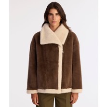 Regular Ceket Yaka Uzun Kol Mont