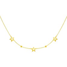 Ily Jewelry Dorikalı Üç Yıldız Kolye