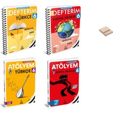 Arı Yayıncılık 6. Sınıf Türkçe Sosyal Defterim ve Türkçe Sosyal Atölyem 4'lü Set