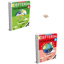 Arı Yayıncılık 6. Sınıf Fen Bilimleri ve Sosyal Bilgiler Defterim ve Telefon Standı