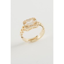 Baget Zirkon Taşlı Yüzük