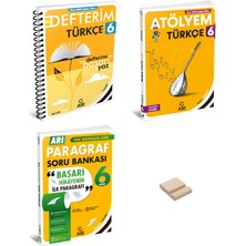 Arı Yayıncılık 6. Sınıf Türkçe Defterim ve Atölyem + Paragraf Soru Bankası