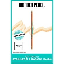 NYX Professional Makeup Wonder Pencil Çift Taraflı Aydınlatıcı & Kapatıcı Kalem - Medium