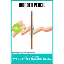 NYX Professional Makeup Wonder Pencil Çift Taraflı Aydınlatıcı Kalem - Haki Renk  Vegan Formül