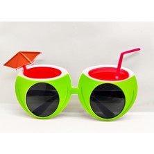 Karpuz Şekilli Tropikal Hawaii Gözlüğü