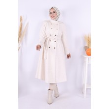 Çıt Çıt Düğme Detay Kaban 70035 Taş