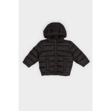 DeFacto Su Geçirmez Kapüşonlu Fermuarlı Şişme Mont Erkek Bebek E8464A525AU