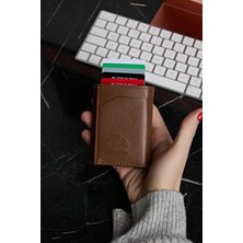 Blatoune Polo Rfıd Korumalı Kadın Taba Otomatik Mekanizmalı Hırsızlık Korumalı Para Bölmeli Kartlık Cüzdan