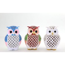 Akıllı Durak Swarovski Tekli Baykuş Model 2