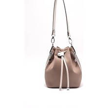 Silver & Polo Kum - Kemik SP1137 Kadın Omuz Çantası