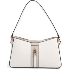 Silver & Polo Beyaz - A.gri SP1102 Kadın Omuz Çantası