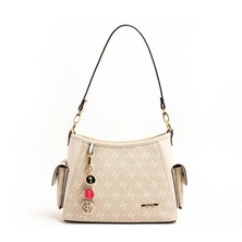Silver & Polo Taş - Kemik SP1183 Kadın Omuz Çantası