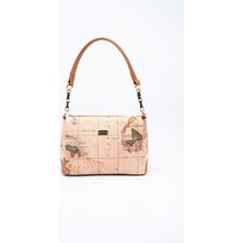 Silver & Polo Pudra - A.taba SP910 Kadın Çapraz Çanta