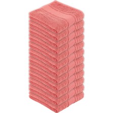 Özdilek Colourist 50X90 cm El-Yüz Havlusu 12'li Koyu Mercan