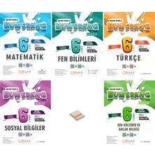 Günay Yayınları 6. Sınıf Bumerang Tüm Dersler Etkinlikli Soru Bankası 5li Set + Telefon Standı