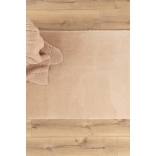 Madame Coco Yeni Sezon Carol Saçaklı Halı - Vizon - 80X150 cm - Vizon