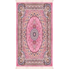 Pembe Süngerli Kadife Seccade