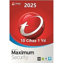 Trend Micro Maximum Security 10 Cihaz 1 Yıl Lisans Kodu